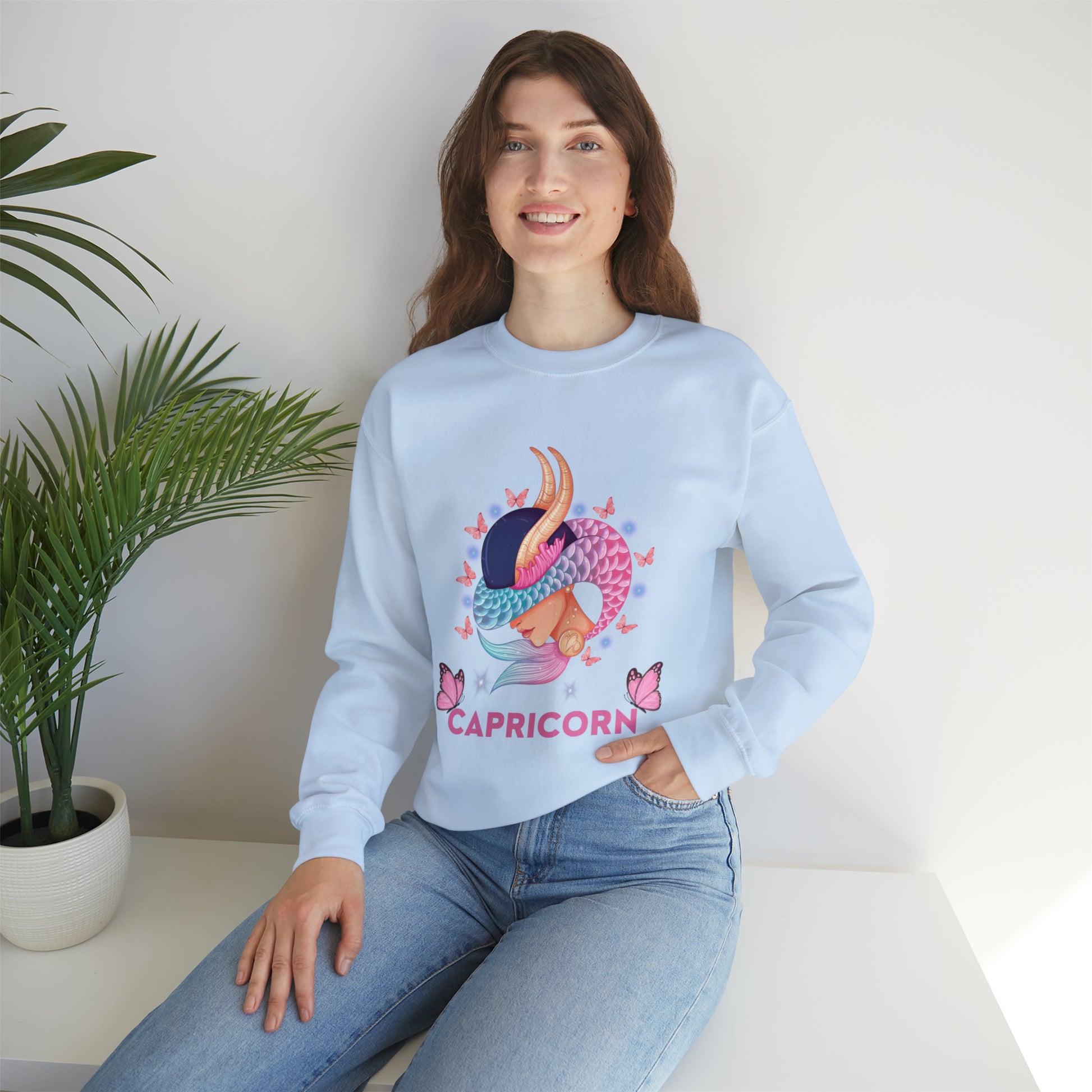  Trendy Capricorn Zodiac sweatshirt with an inspiring design.  