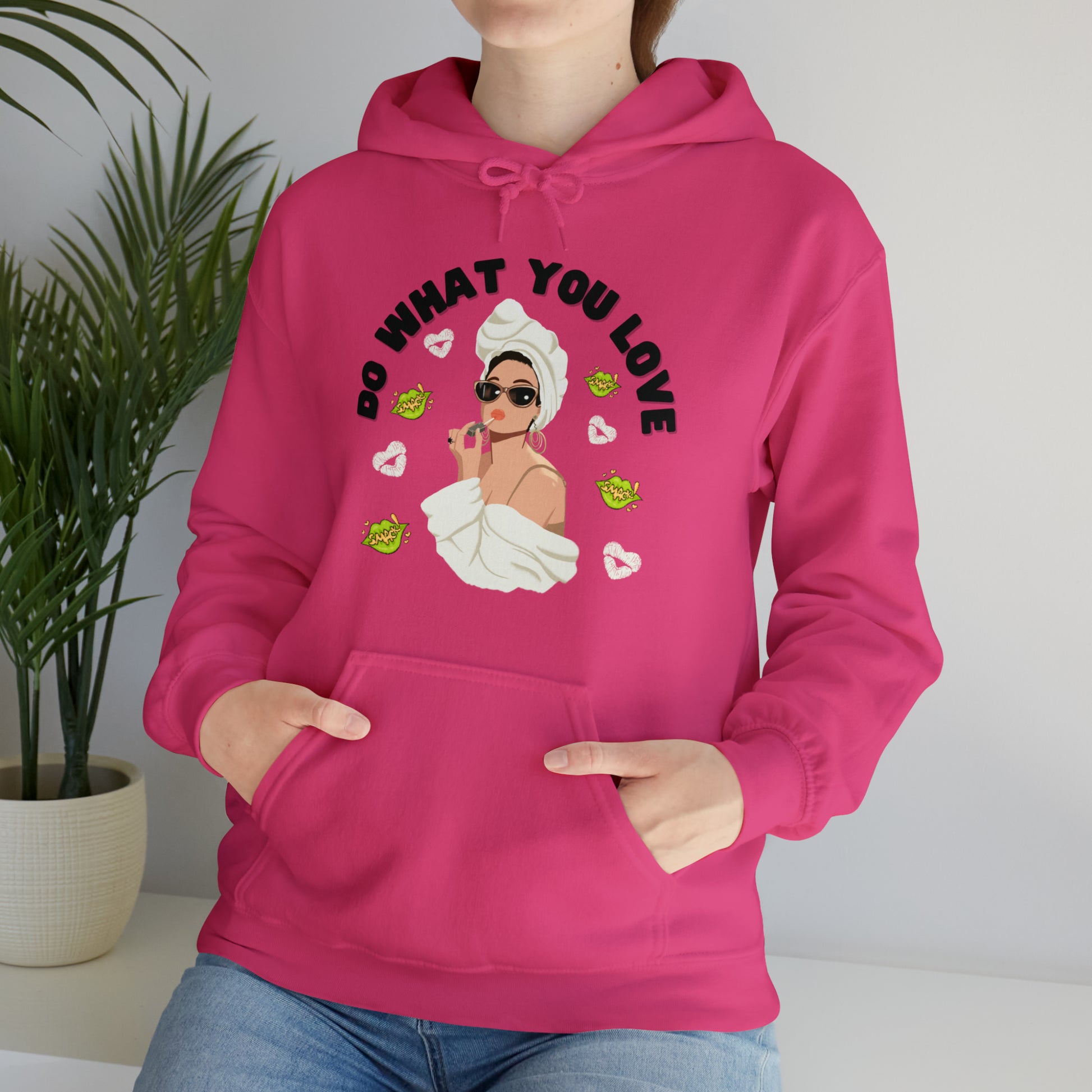 Trendy Do What You Love hoodie encouraging passion-driven life”