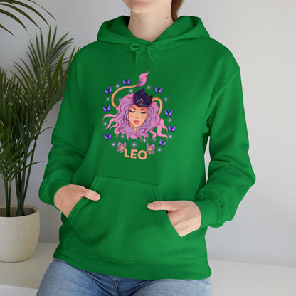Trendy Leo zodiac hoodie expressing Leo traits