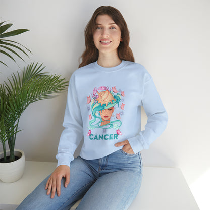  Unique Cancer Zodiac sweatshirt with a symbol of intuition. 
