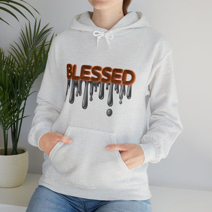 Warm Blessed hoodie ideal for winter and fall streetwear looks
