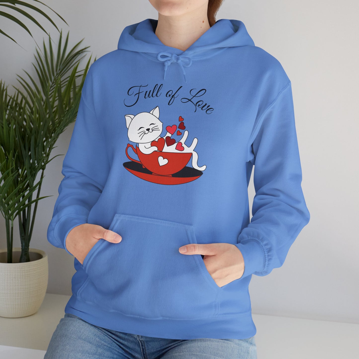 Warm Full of Love hoodie for casual, cozy moments