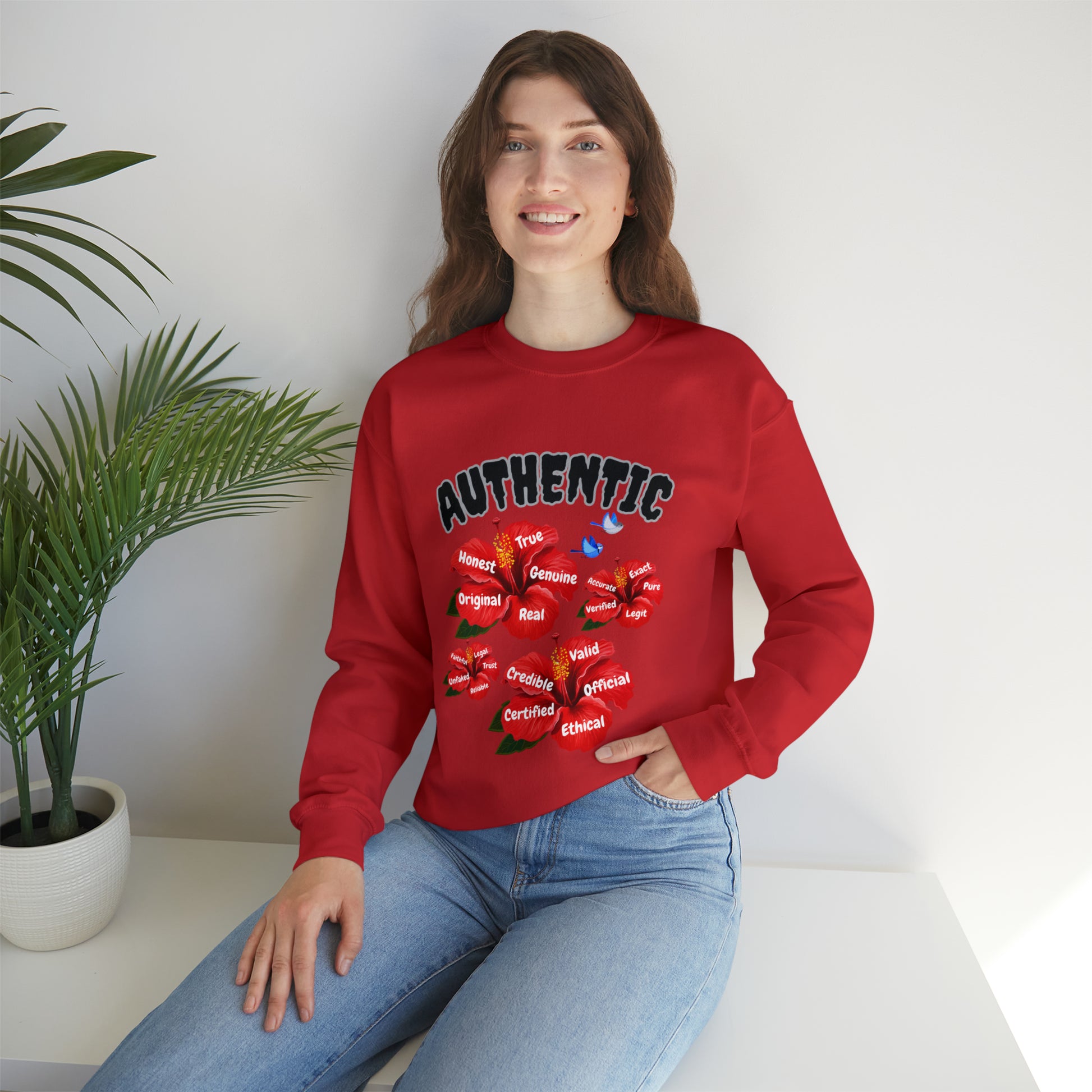 soft authentic sweatshirt perfect for layering